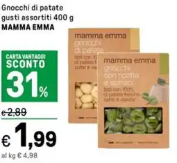 Iper La Grande Gnocchi di patate MAMMA EMMA offerta