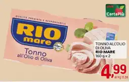 Crai Tonno all'olio di oliva RIO MARE offerta