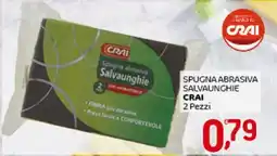 Crai Spugna abrasiva salvaunghie CRAI offerta