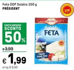 Iper La Grande Feta DOP Salakis PRÉSIDENT offerta