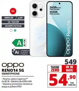 Comet oppo RENO14 5G SMARTPHONE offerta