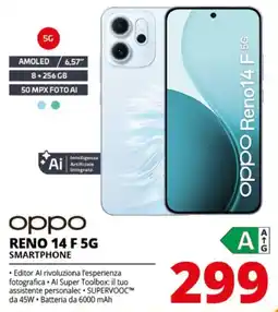 Comet oppo RENO 14 F 5G SMARTPHONE offerta