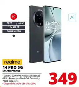 Comet realme 14 PRO 5G SMARTPHONE offerta