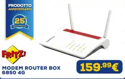 Euronics FRITZ! MODEM ROUTER BOX 6850 4G offerta