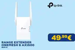 Euronics tp-link RANGE EXTENDER ONEMESH 6 AX1500 offerta