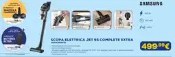 Euronics SAMSUNG SCOPA ELETTRICA JET 95 COMPLETE EXTRA VS20C9554TK offerta