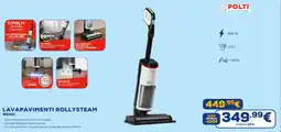 Euronics POLTI LAVAPAVIMENTI ROLLYSTEAM WD30C offerta