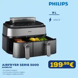 Euronics PHILIPS AIRFRYER SERIE 5000 NA555/00 offerta