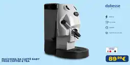 Euronics Didiesse macchina da caffè baby frog coffee & tea offerta