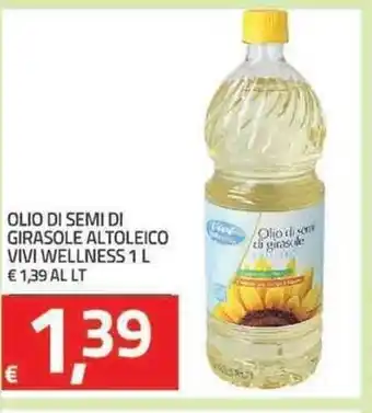 TuoDi Vivi Wellness Olio di Semi di Girasole Altoleico 1L offerta