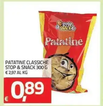 TuoDi Stop & Snack Patatine Classiche 300g offerta