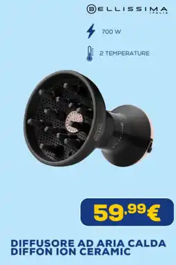 Euronics Bellissima diffusore ad aria calda diffon ion ceramic offerta