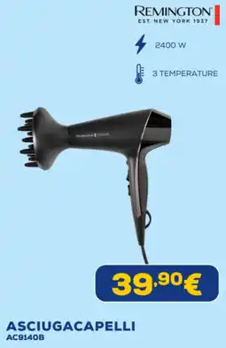 Euronics REMINGTON ASCIUGACAPELLI AC9140B offerta
