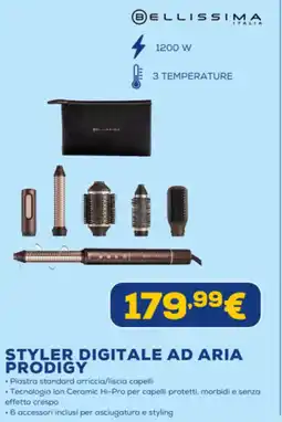 Euronics Bellissima styler digitale ad aria prodigy offerta