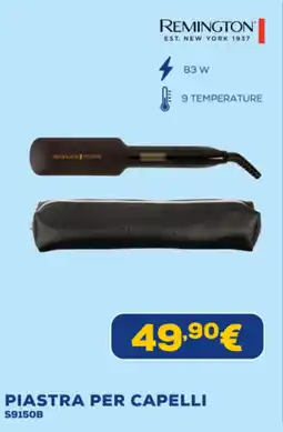 Euronics REMINGTON PIASTRA PER CAPELLI S9150B offerta