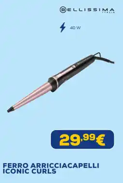 Euronics Bellissima ferro arricciacapelli iconic curls offerta