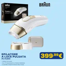 Euronics BRAUN EPILATORE A LUCE PULSATA IPL PL5210 offerta