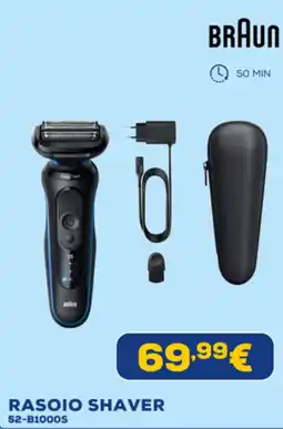 Euronics BRAUN RASOIO SHAVER 52-B1000S offerta