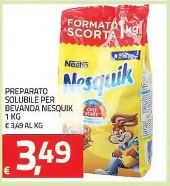 TuoDi Nestle Nesquik Preparato Solubile per Bevanda 1kg offerta