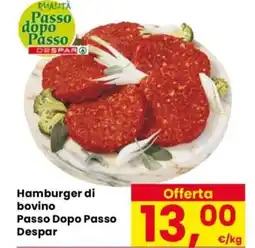 Despar Hamburger di bovino Passo Dopo Passo Despar offerta