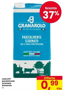 Despar Latte UHT parzialmente scremato Granarolo offerta