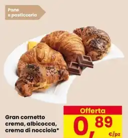 Despar Gran cornetto crema, albicocca, crema di nocciola offerta
