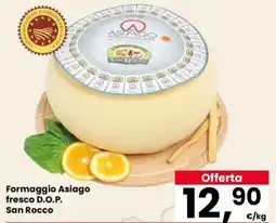 Despar Formaggio Asiago fresco D.O.P. San Rocco offerta