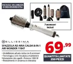 Comet Bellissima spazzola ad aria calda 8-in-1 air wonder 11847 offerta