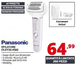 Comet Panasonic EPILATORE ES-EY30-V503 offerta