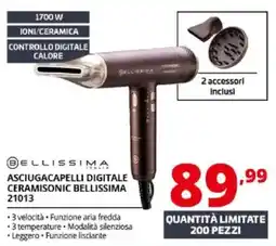 Comet Asciugacapelli digitale ceramisonic bellissima 21013 offerta