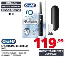 Comet Oral-b spazzolino elettrico 1065 offerta