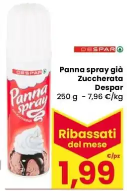 Despar Panna spray già Zuccherata Despar offerta