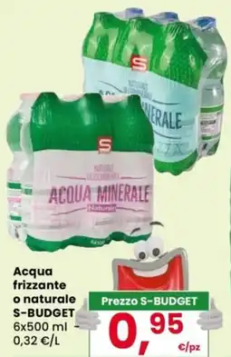 Despar Acqua frizzante o naturale S-BUDGET offerta