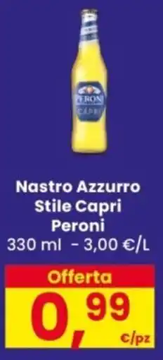 Despar Nastro Azzurro Stile Capri Peroni offerta
