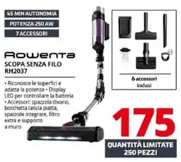Comet Rowenta SCOPA SENZA FILO RH2037 offerta