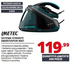 Comet IMETEC SISTEMA STIRANTE SMARTVAPOR 9047 offerta