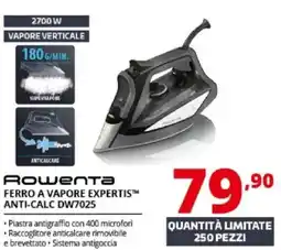 Comet Rowenta FERRO A VAPORE EXPERTIS ANTI-CALC DW7025 offerta
