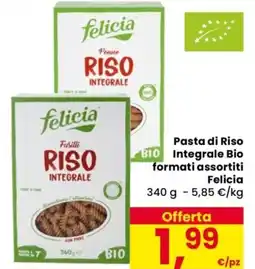 Despar Pasta di Riso Integrale Bio Felicia offerta