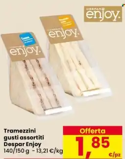 Despar Tramezzini Despar Enjoy offerta