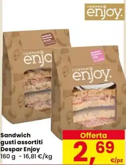 Despar Sandwich Despar Enjoy offerta