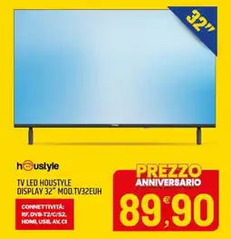 Ard Discount TV LED HOUSTYLE DISPLAY 32" MOD.TV32EUH offerta