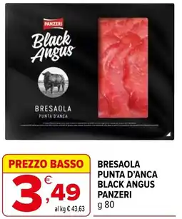 Iperal Bresaola punta d'anca black angus PANZERI offerta