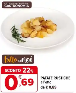 Iperal Fatto da noi patate rustiche offerta