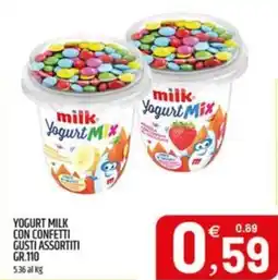 Ard Discount Yogurt milk con confetti offerta