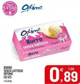 Ard Discount Burro senza lattosio OPTIMO offerta