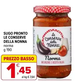 Iperal Sugo pronto le conserve della nonna norma offerta