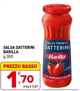Iperal Salsa datterini BARILLA offerta