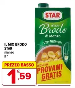 Iperal Il mio brodo star manzo offerta