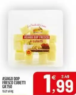 Ard Discount Asiago dop fresco cubetti offerta