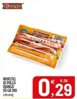 Ard Discount Wurstel di pollo DJANGO offerta